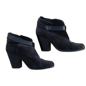 Rag & Bone Harrow Boots black suede 38.5